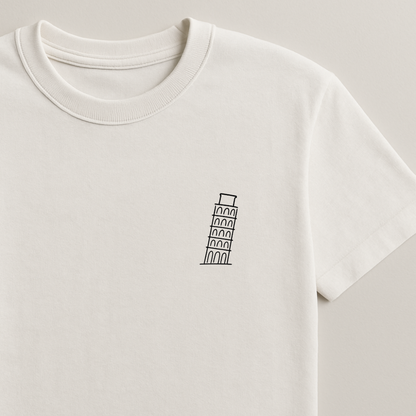 Leaning Tower of Pisa - Minimalist Tees